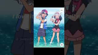 ash and dawnwhatsapp statusash ashanddawn pokemon cute shorts [upl. by Fulbright]