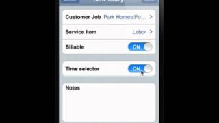 Enter timesheet into iPhone [upl. by Tobye106]