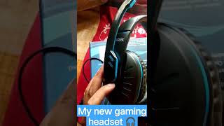 MY NEW GAMING HEADSET 🎧  MATLEK GAMING HEADSET 🎧 [upl. by Egwin759]