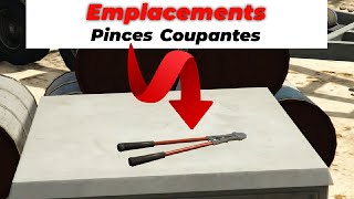 EMPLACEMENTS DE TOUTES LES PINCES COUPANTES DU BRAQUAGE DE CAYO PERICO  GTA ONLINE [upl. by Rives]