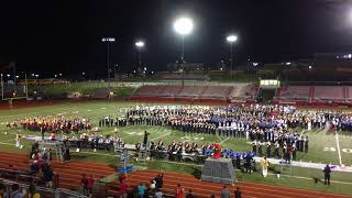 Massed Band at the 47th Annual Owen J Roberts Cavalcade of Bands [upl. by Nhguav]