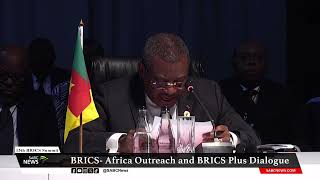 BRICS Summit I Statement by Cameroons Prime Minister Joseph Ngute [upl. by Leavy779]