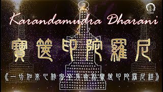 【寶篋印陀羅尼】Karandamudradharani Pinyin 🙏 滿一切善願陀羅尼 🙏 諸佛全身舍利殊勝咒＊積聚福德＊佛教靜心版＊易背誦 108遍 拼音3小時  大悲菩提寺恭製 [upl. by Hudson]