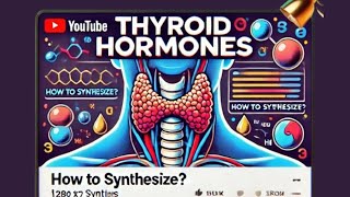 T4→T3 How to Synthesize Thyroid Hormones [upl. by Marchall]