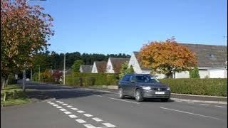 Autumn Trees On Stormont Road On History Visit To Scone By Perth Perthshire Scotland [upl. by Nevart]