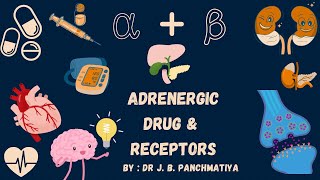 Adrenergic drugs Sympathomimetic drugs  Part  1  By  Dr J B Panchmatiya [upl. by Akenor961]