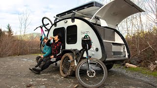 Expedition Camper with Waterproof Roofline 2020 Teardrop Trailer Walk Through Meaner Bean Timbren [upl. by Eleanor]