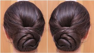 Beautiful Low Bun Hairstyles For Ladies  Juda Hairstyle For Long Hair  Hair Bun Style  Juda [upl. by Nwadal787]