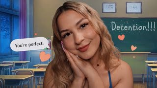 ASMR Girl who is OBSESSED with you Pampers u in EVERY WAY during class 🥹💝 [upl. by Olive]