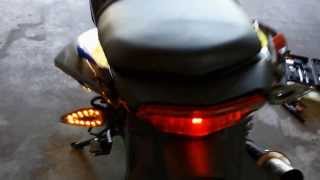 2009 Ninja 250r LED turn signals [upl. by Erfert150]