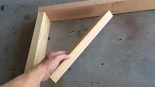 How to Make a Cedar Sauna Bench [upl. by Anurb427]