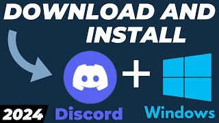 How to Download and Install Discord on Windows 1011 PC and Laptop 2024 [upl. by Suchta]