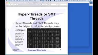 Informix Best Practices for Configuring CPU Memory and ONCONFIG settings [upl. by Yroffej655]