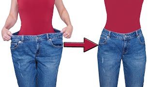 A clever trick to downsize jeans in the waist  everyone will handle it [upl. by Olathe]