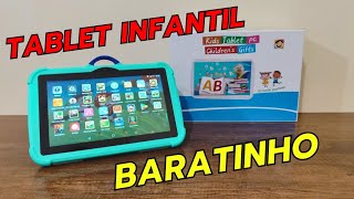 TABLET INFANTIL BARATINHO DO ALIEXPRESS  FUNCIONA MESMO [upl. by Alejna]