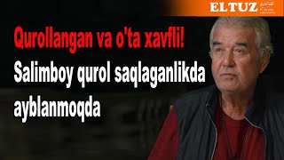 Qurollangan va ota xavfli Salimboy qurol saqlaganlida ayblanmoqda [upl. by Ocirrej311]