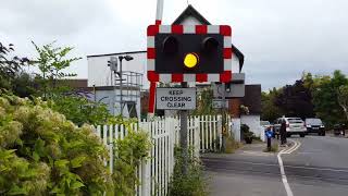 Cookham and Furze Platt Level Crossings 300821 [upl. by Domineca]