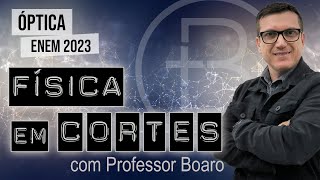 ÓPTICA  ENEM 2023  FÍSICA EM CORTES com PROFESSOR BOARO [upl. by Nilrak]