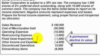 Accounting Lecture 17  Corporate Income Statement [upl. by Hubey]