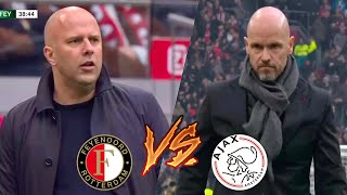 Arne Slot Feyenoord vs Erik Ten Hag Ajax  Highlights  SOON IN LIVERPOOL 🔴 [upl. by Hayse]