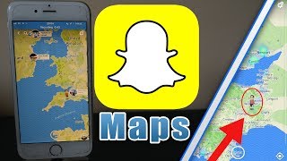 How To Get Snapchat Maps  Maps In Snapchat  Snapchat Find My Friends [upl. by Dnalkrik]