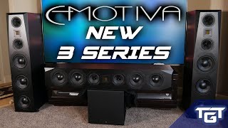 NEW AIRMOTIV 3 Series  Emotiva T3 Towers C3 Center A2 ATMOS Home Theater Speakers REVIEW [upl. by Mars]