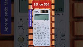 PORCENTAJE con la CALCULADORA CIENTÍFICA 😎 Casio fx991 SP CW Iberia [upl. by Ema]