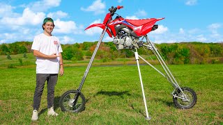 6 Foot Tall Dirt Bike [upl. by Eisaj]