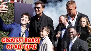 Roast of Tom Brady with Recess Therapy  Tom Brady Rob Gronkowski Kevin Hart Nikki Glaser [upl. by Griselda]