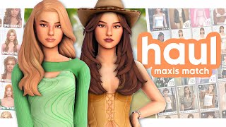 BEST CC FINDS  Sims 4 Custom Content Haul Maxis Match [upl. by Enilesor833]