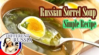 Russian Sorrel Soup  Simple and Tasty Recipe on Different Russia Channel [upl. by Anits763]