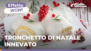 TRONCHETTO DI NATALE INNEVATO  Facile e morbidissimo [upl. by Eelak]