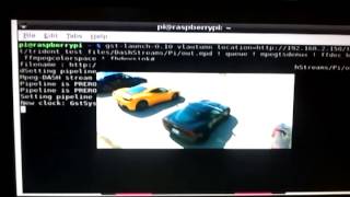 MPEG DASH Playback on RaspBerry Pi model B [upl. by Hagi881]