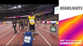 Winning Moment  Mens 100m  IAAF World Championships London 2017 [upl. by Ezar]