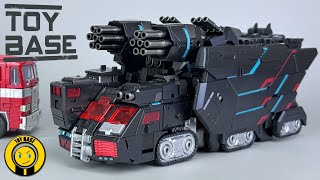 【Evolution Nemesis Prime】TFC STC 01T Dark Savior Black Optimus Prime Truck Robot [upl. by Danny]