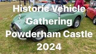 Historic Vehicle Gathering 2024 at Powderham Castle Saturday [upl. by Wanyen516]