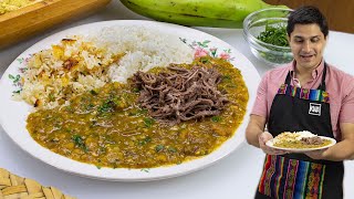 MENESTRA LENTEJAS super fácil Gastronomía Ecuatoriana 🇪🇨 [upl. by Laurie]