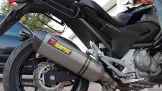 NC700X  Stock Exhaust vs LeoVince vs Akrapovic good Sound [upl. by Nedroj]