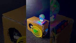 How to make Air Cooler at home Using Cardboard DC motor Cooling Fan LED strip shorts [upl. by Hanna515]