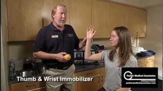 Thumb and Wrist Immobilizer Splint Technique [upl. by Atinej]