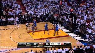 Mike Miller 7 threepointers win Miami Heat a NBA Championship 2012 [upl. by Cathee]