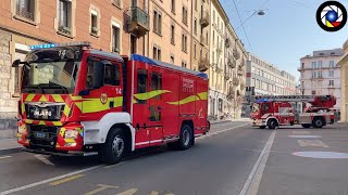 Grande Alarme pour les SapeursPompiers de Genève [upl. by Niamor]