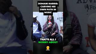 Domani Harris speaks on being his own individual artist hiphop podcasting101 rap domaniharris [upl. by Avid384]