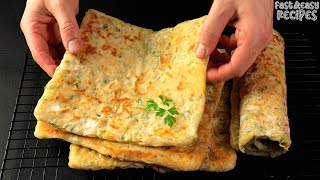 THE FAMOUS Flatbread That Is Driving The World Crazy No yeast No oven Anyone Can Do It [upl. by Ambrosi]