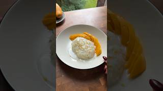 The only mango sticky rice recipe you need 🍚🥭 baking sweet desset bakingvideo [upl. by Cormier]