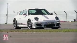 Porsche GT3 RS 40 review at Silverstone  Auto Express [upl. by Dnaletak]