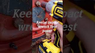 keelat impact wrench test power KID006 [upl. by Eilac569]