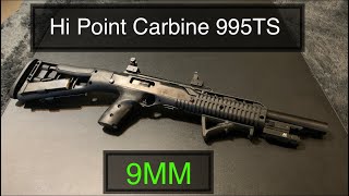 Hi Point Carbine 995TS NEWER VERSION  9MM  Updates amp Mods  Back to Black  2021 [upl. by Favianus]