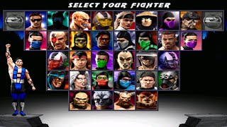 Mortal Kombat Trilogy Project MUGEN Sub Zero Gameplay Playthrough [upl. by Tenaj597]