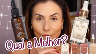 BLINDAGEM PRI LESSA X OIL GLAM KOHLL BEAUTY  QUAL A MELHOR [upl. by Haldes]